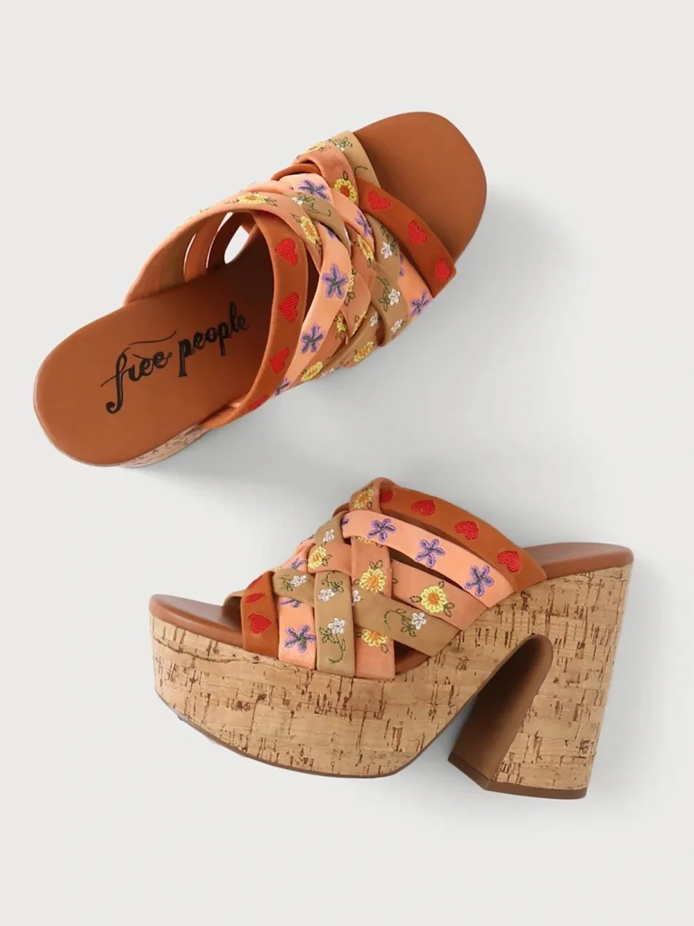 Free People Sandbar Platform - Lisbon Multi colorway